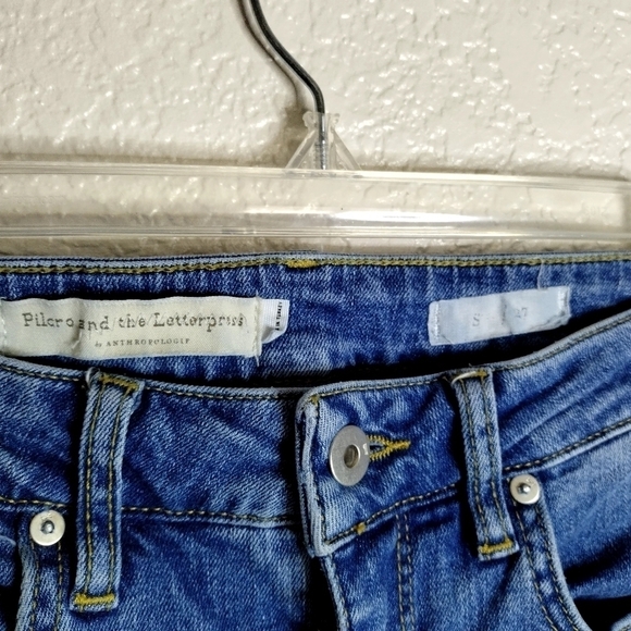 Anthropologie Pilcro High-Rise Cropped Flare Jeans sz 27 - Picture 5 of 10